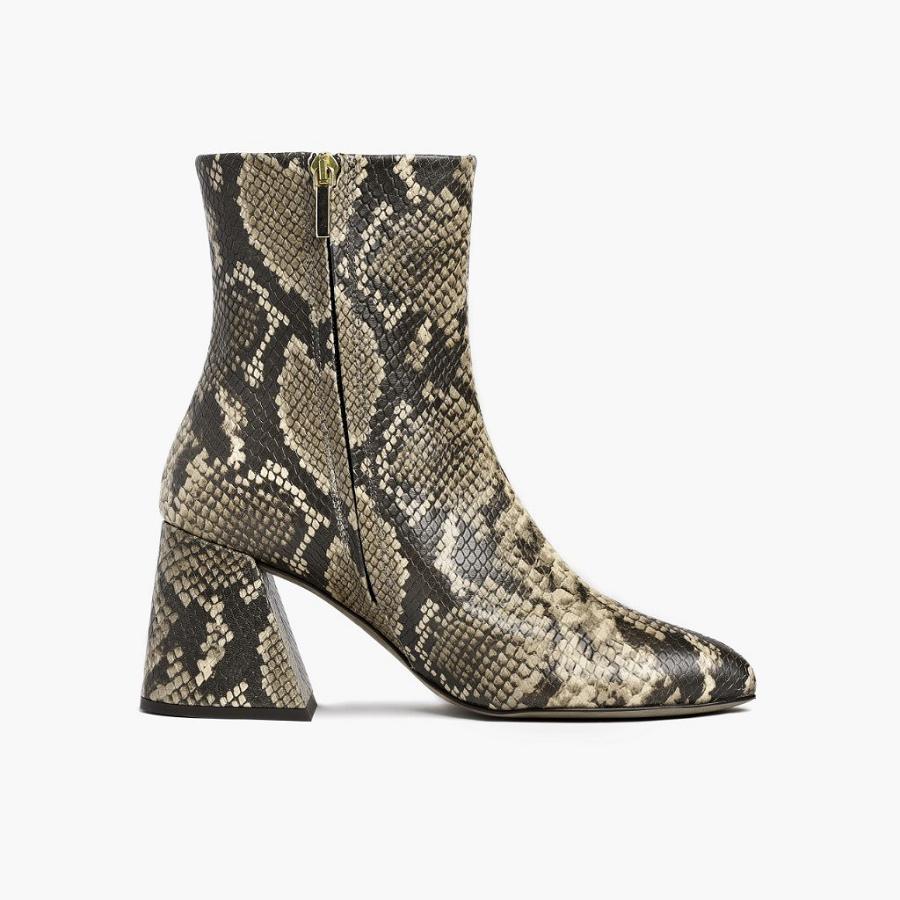 Thursday Boots Boots Heartbreaker Leren Hoge Hakken Dames Slangenprint | NL204JPQ