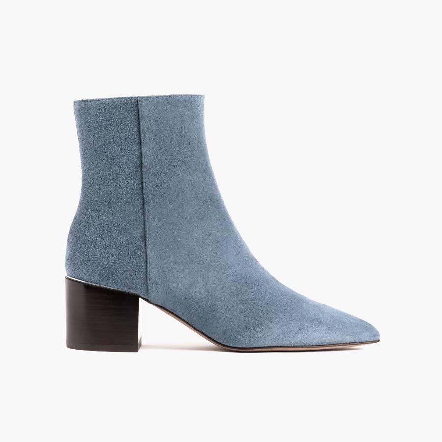 Thursday Boots Boots Luna Suede Hoge Hakken Dames Blauw | NL193WNB