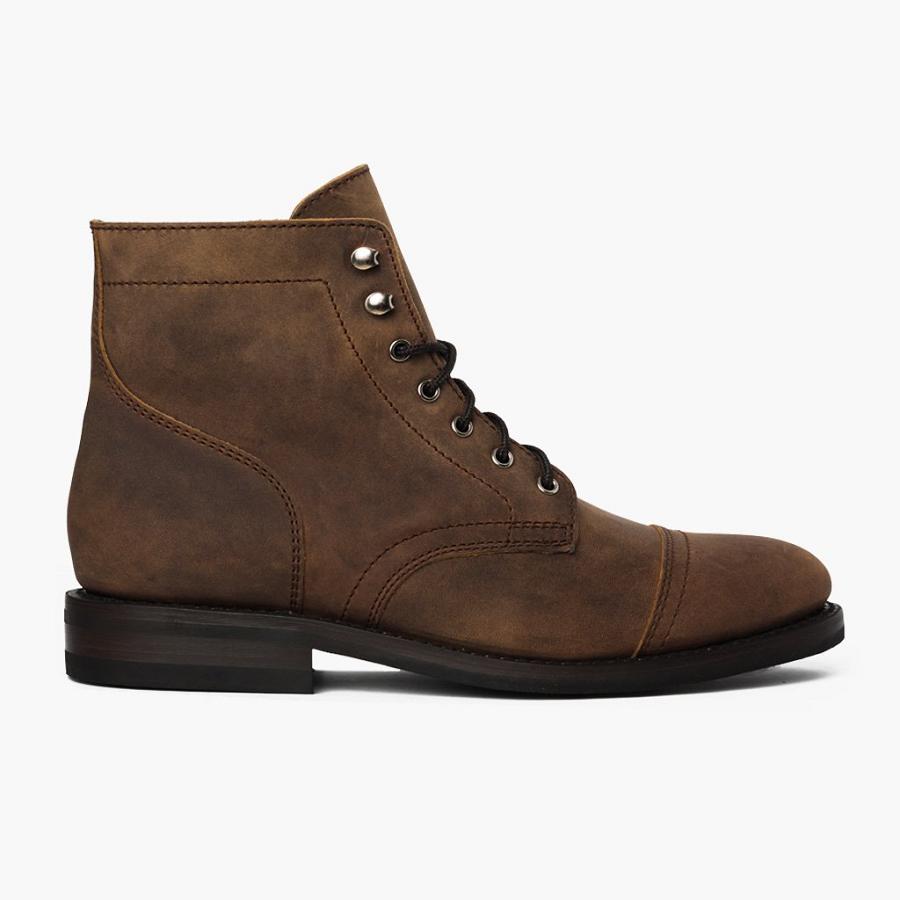 Thursday Boots Captain Leren Klassieke Rugged & Resilient Laarzen Heren Bruin | NL390DFM49