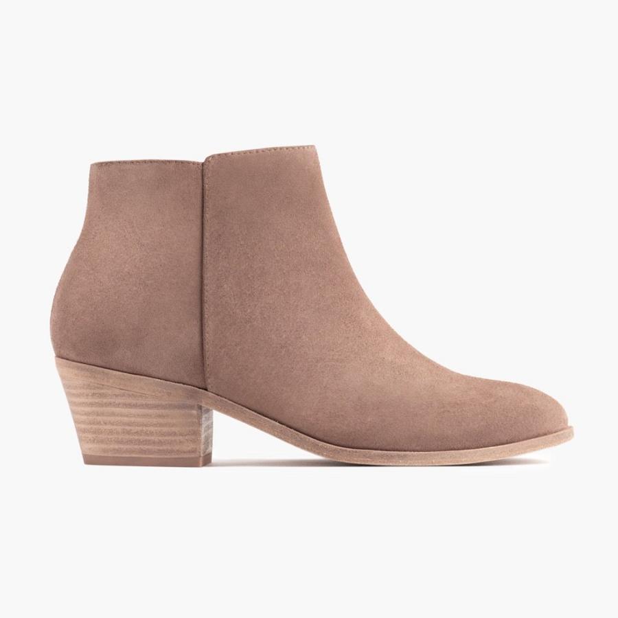 Thursday Boots Downtown Suede Laarzen Dames Roze Bruin | NL151KOR