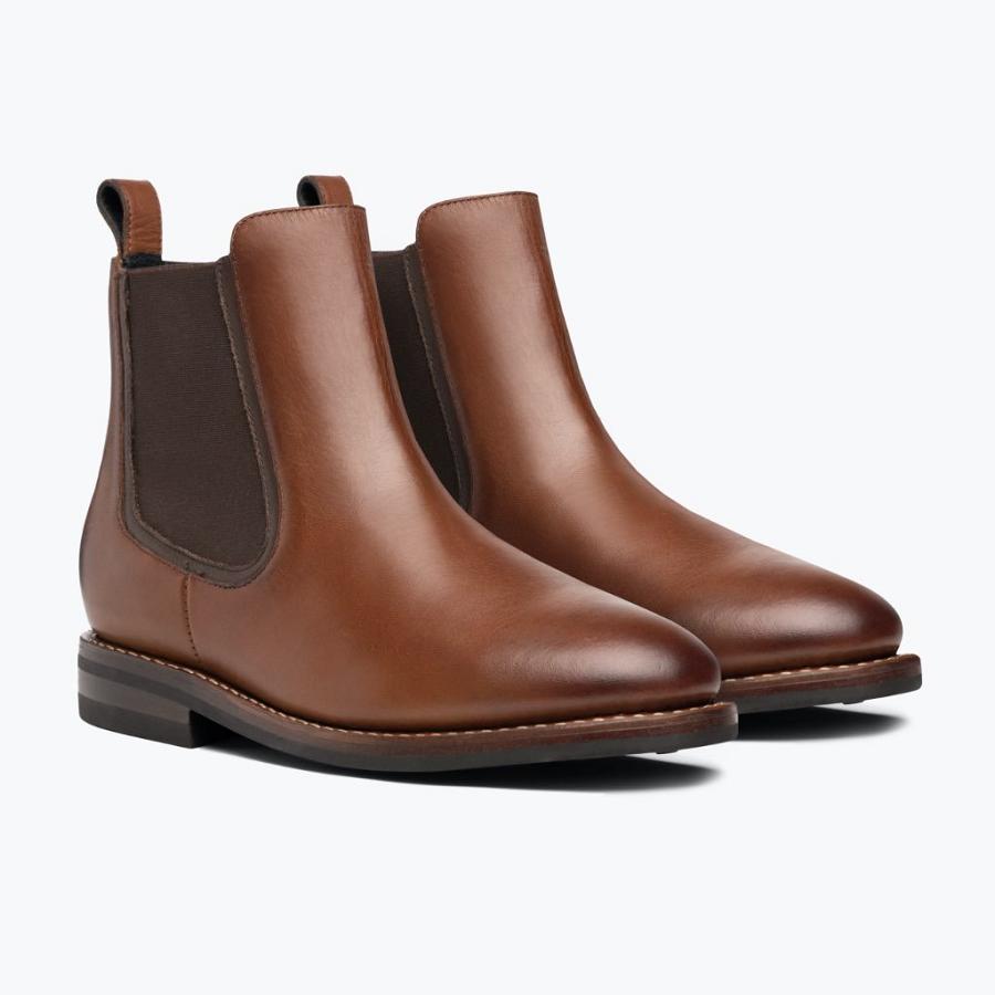 Thursday Boots Duke Leren Laarsjes Heren Bruin | NL92NWY