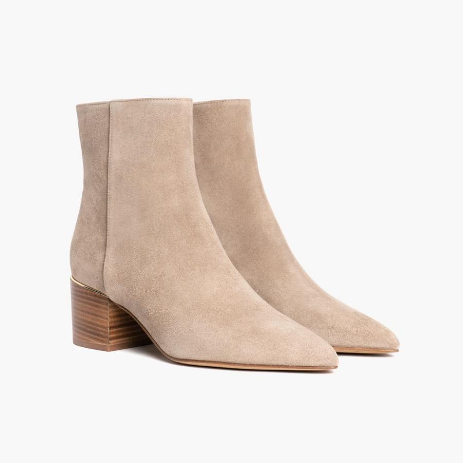 Thursday Boots Luna Suede Laarzen Dames Bruin | NL136UZG