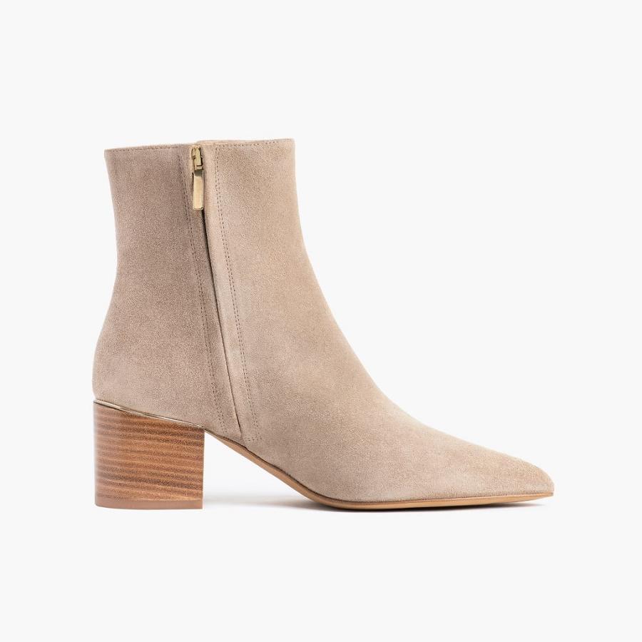 Thursday Boots Luna Suede Laarzen Dames Bruin | NL136UZG