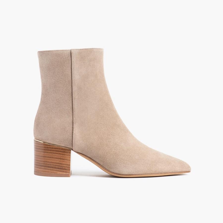 Thursday Boots Luna Suede Laarzen Dames Bruin | NL155FDN