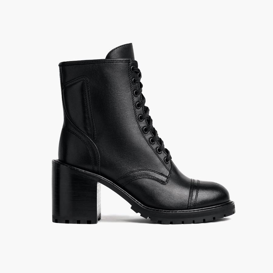 Thursday Boots Rebel Leren Laarzen Dames Zwart | NL131NLL