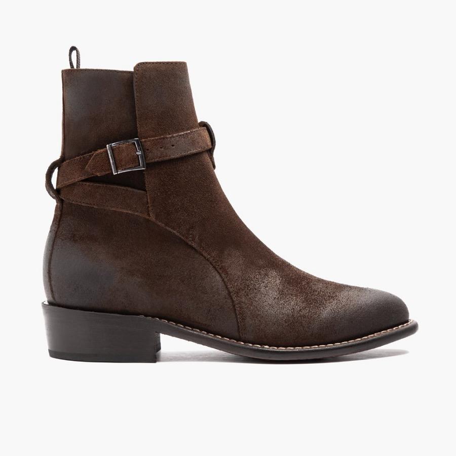 Thursday Boots Rogue Suede Laarsjes Heren Bordeaux | NL81PJJ