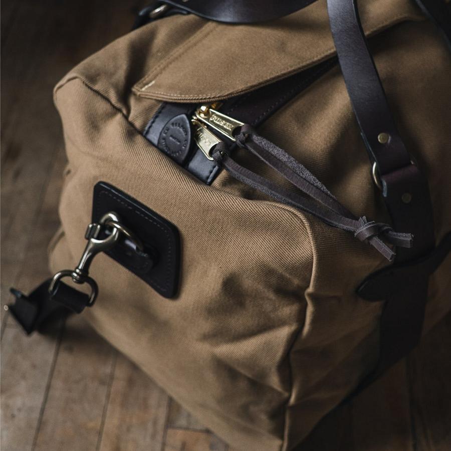 Thursday Boots Rugged Twill Duffle Leren Tassen Heren Bruin | NL314AHK