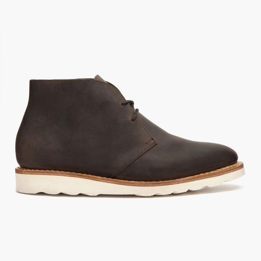 Thursday Boots Scout Leren Chukka Laarzen Heren Taupe | NL68VRW