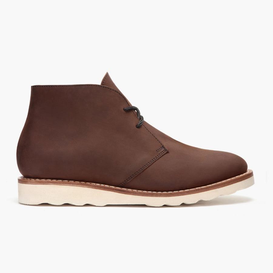 Thursday Boots Scout Leren Chukka Laarzen Heren Bruin | NL69CTV