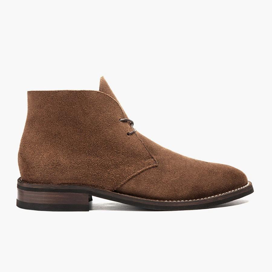 Thursday Boots Scout Suede Rugged & Resilient Chukka Laarzen Heren Koffie | NL5ILH