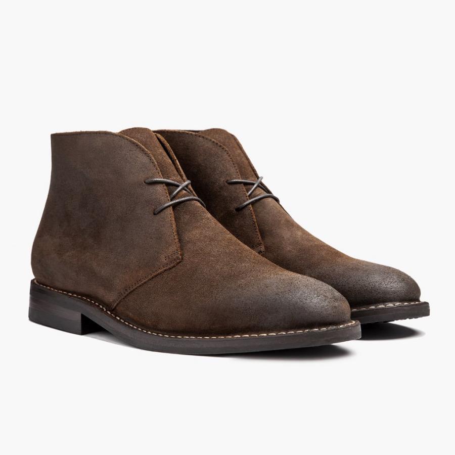 Thursday Boots Scout Suede Veterlaarzen Heren Koffie | NL392AHK