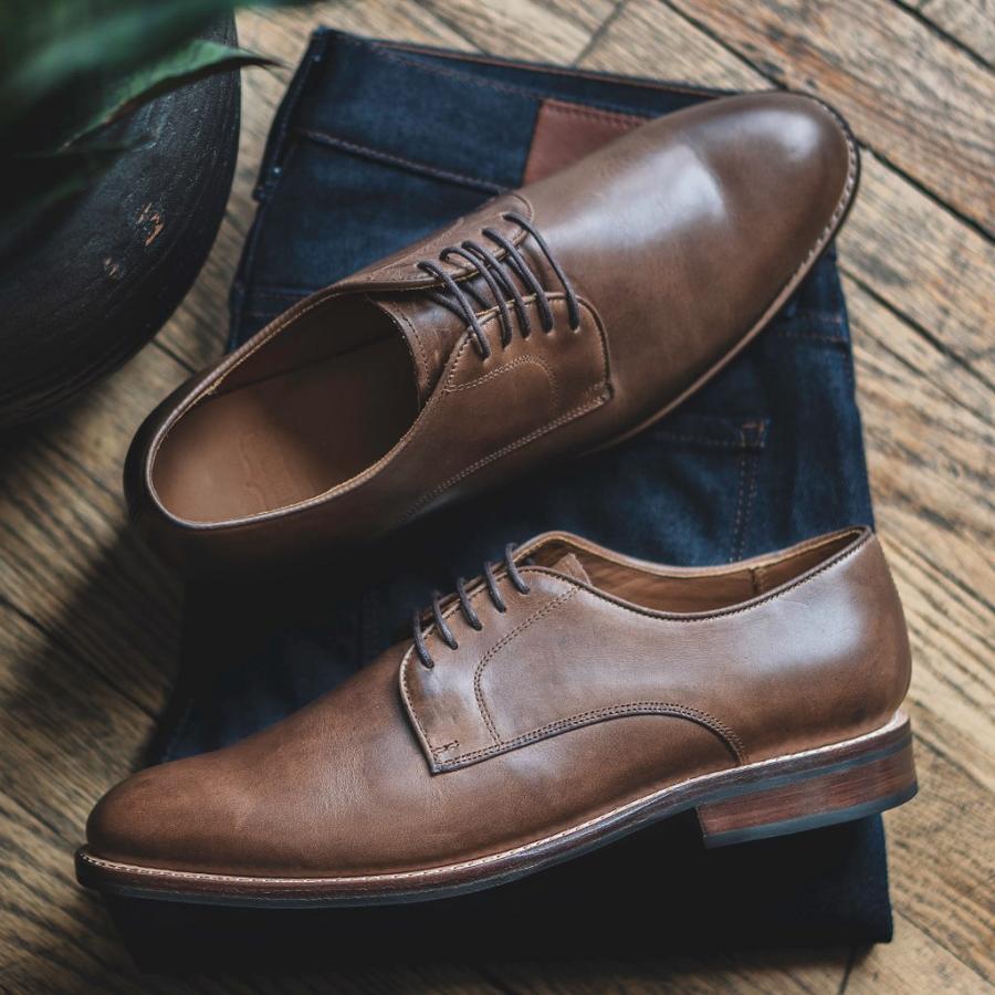 Thursday Boots Statesman Leren Werkschoenen Heren Bruin | NL33YXF