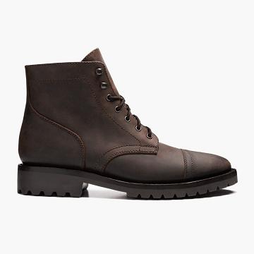 Thursday Boots Captain Leren Klassieke Rugged & Resilient Laarzen Heren Koffie | NL390DFM50