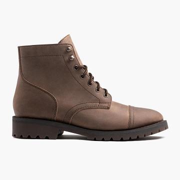 Thursday Boots Captain Leren Laarzen Heren Bruin | NL390DFM53