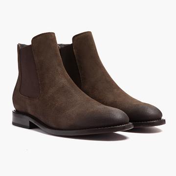 Thursday Boots Cavalier Suede Laarsjes Heren Koffie | NL94VRW