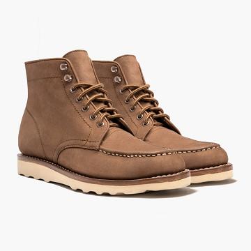 Thursday Boots Diplomat Nubuck Veterlaarzen Heren Bruin | NL416DFM