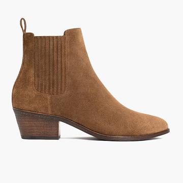 Thursday Boots Dreamer Suede Laarsjes Dames Bruin | NL227ZUT