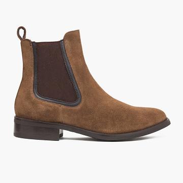 Thursday Boots Duchess Suede Laarsjes Dames Bruin | NL221MQZ