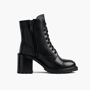 Thursday Boots Rebel Leren Laarzen Dames Zwart | NL131NLL