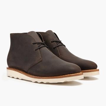 Thursday Boots Scout Leren Chukka Laarzen Heren Taupe | NL68VRW