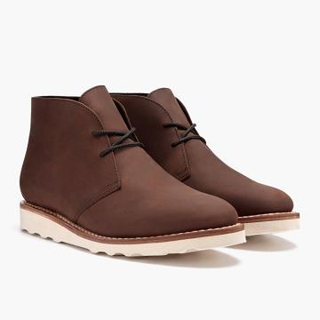 Thursday Boots Scout Leren Chukka Laarzen Heren Bruin | NL69CTV